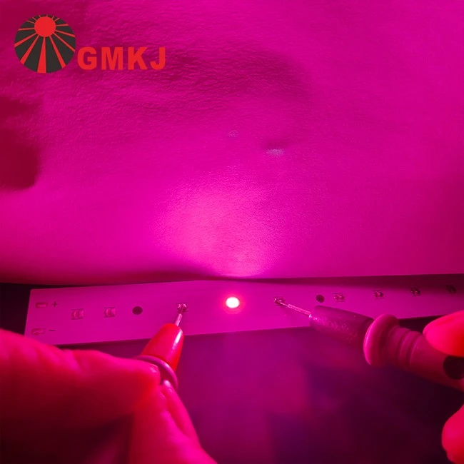 F3 pink full spectrum smd leds lighting on color